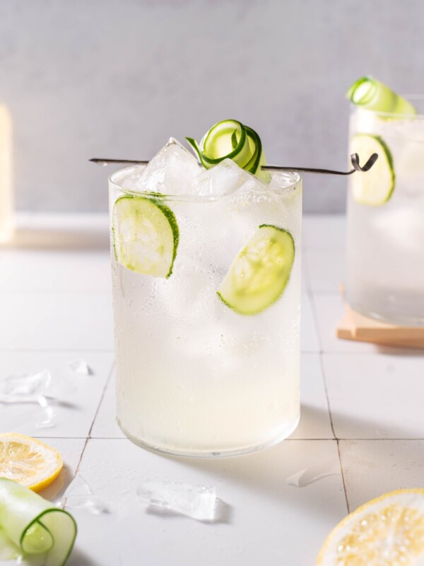An ice cold white linen cocktail