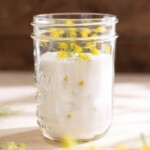 A jar of fennel pollen sugar