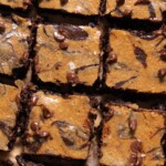 Little fudgy brownies cut into squares