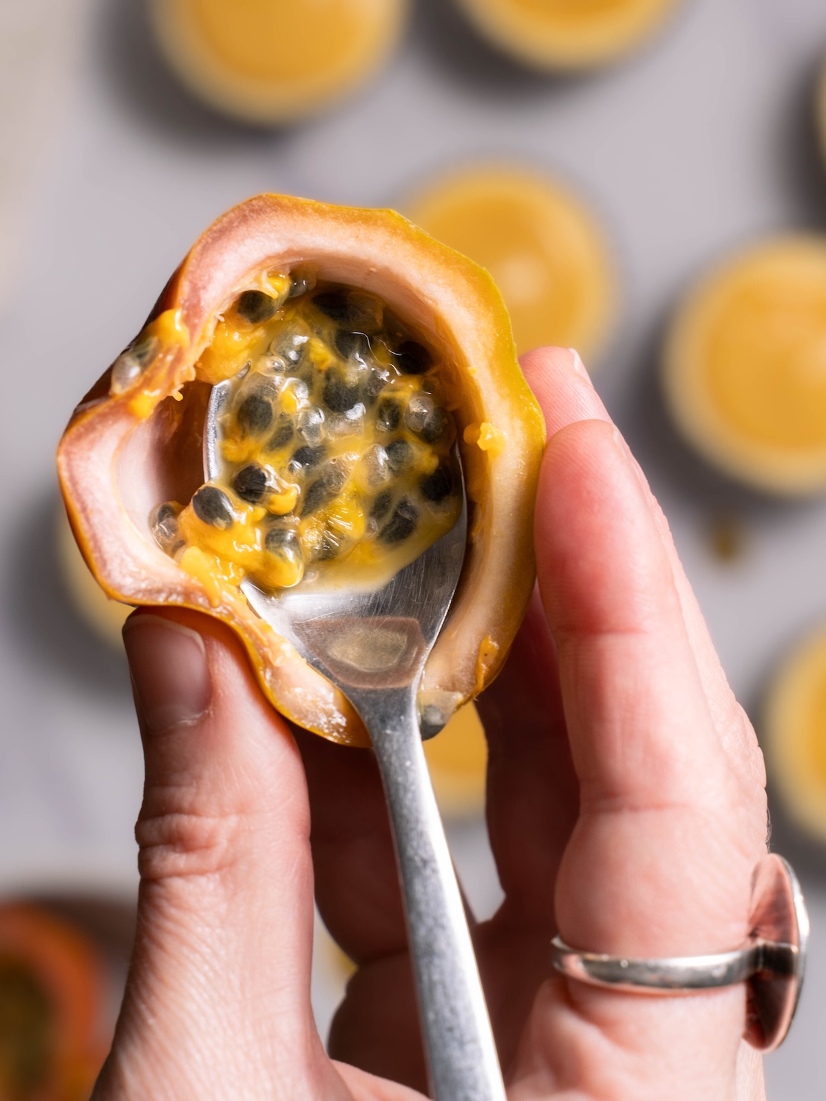 Fresh passionfruit pulp