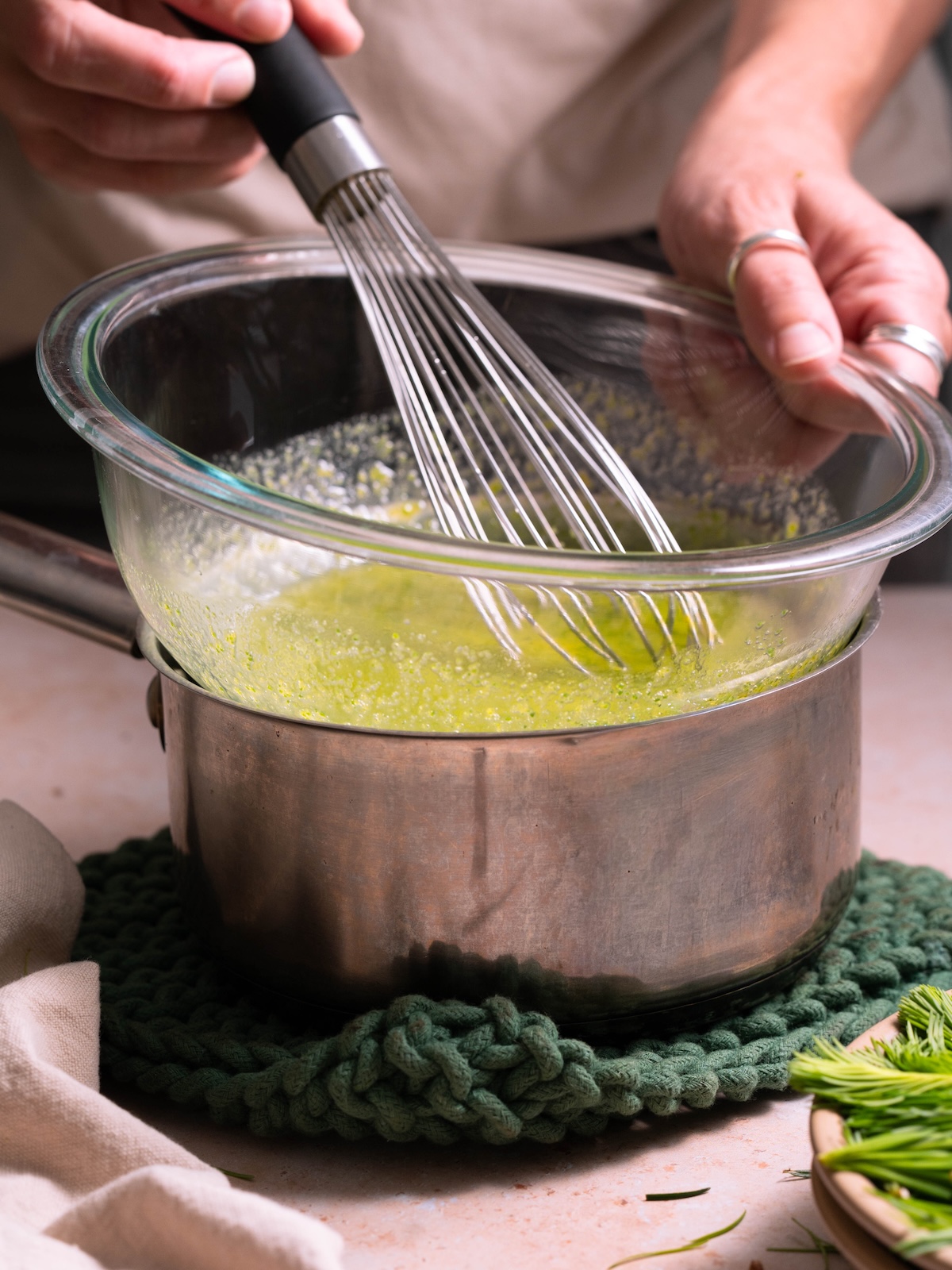 Cooking lemon curd