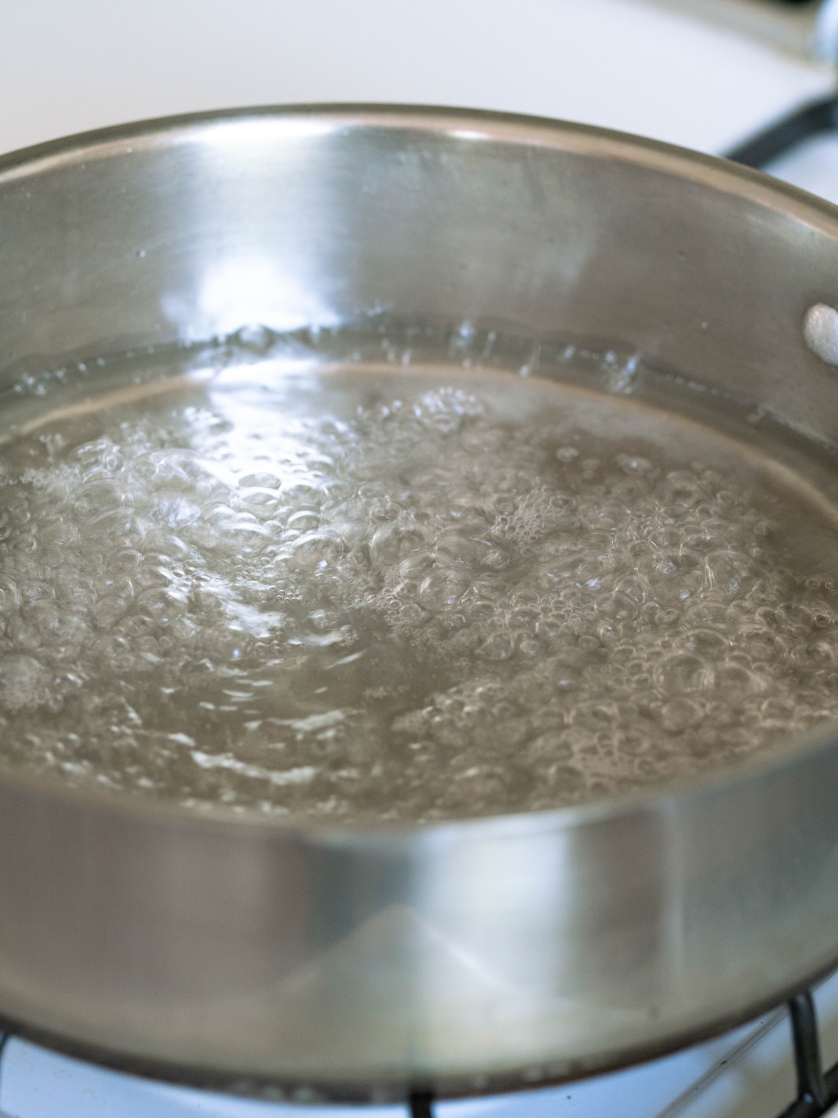 Simple syrup simmering
